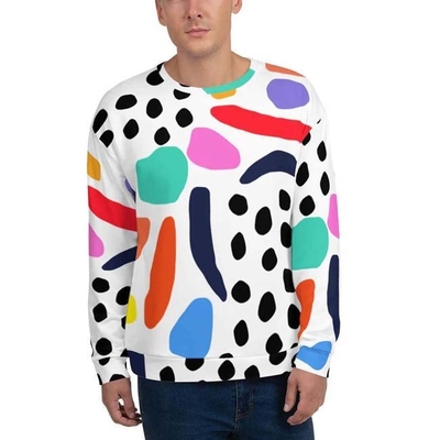 comprar Suéter de cuello crewneck de sublimación personalizado transpirable online manufacture