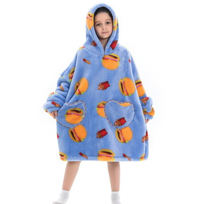 comprar BSCI Anti Pilling mantas portátiles pijamas perezoso de gran tamaño suéteres para niños online manufacture