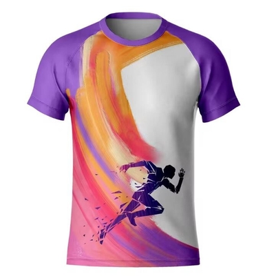 comprar 100% de poliéster con impresión de sublimación en todas partes camisetas para correr camisetas deportivas secar rápidamente online manufacture