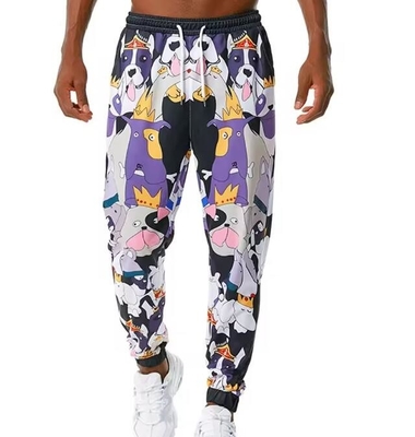 comprar Logotipo personalizado para hombres pantalones de correr de sublimación transpirable cinturón elástico online manufacture