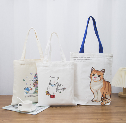 comprar Impresión completa Bolsa de algodón de lienzo Bolsa de compras de comestibles con logotipo personalizado online manufacture