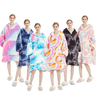comprar Camiseta con capucha de pijama de gran tamaño de color impresa online manufacture