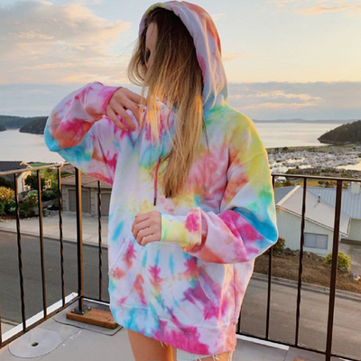 comprar Taya personalizada con colorante impresa con capucha de gran tamaño online manufacture