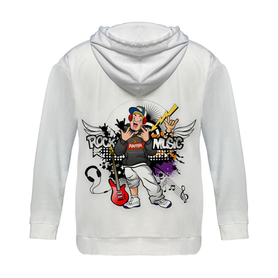 comprar Cráneo de Halloween Hoodies gráfico de gran tamaño Impreso de gran tamaño suéter lavable en máquina online manufacture