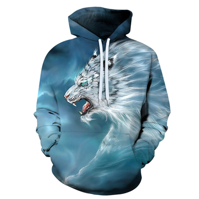 comprar Disfraz de Cosplay de Anime de BSCI con capucha totalmente sublimada con impresión animal con capucha de gran tamaño online manufacture
