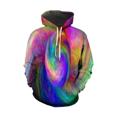 comprar Impresión gráfica para hombres Manga larga con cordón de tira sudadera con capucha suéter online manufacture