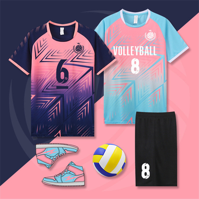 comprar Traje uniforme de voleibol para hombres y mujeres Impreso a medida Camiseta de voleibol transpirable de verano de secado rápido online manufacture