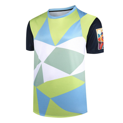 comprar T-shirt de manga corta de secado rápido de sublimación personalizado competición deportiva cuello redondo superior impresión digital regalo camisa cultural camiseta online manufacture