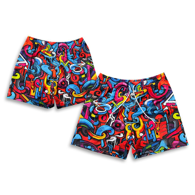 comprar Mujeres de algodón callejero pantalones cortos de malla de sublimación personalizados online manufacture