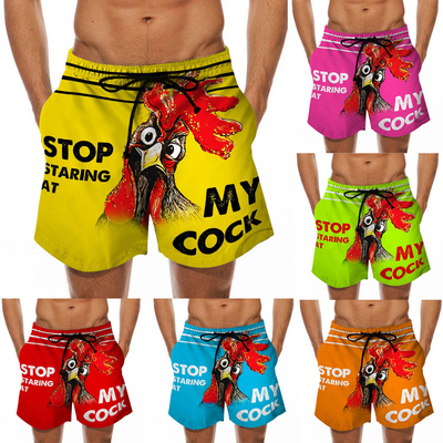 Las vacaciones de verano, las vacaciones, los calzoncillos de baño para hombres.