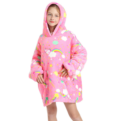 Moderno cómodos pijamas con capucha para niños con capucha