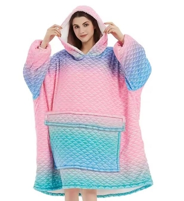 Impresión personalizada con cubiertas con capucha de gran tamaño lujoso colorido