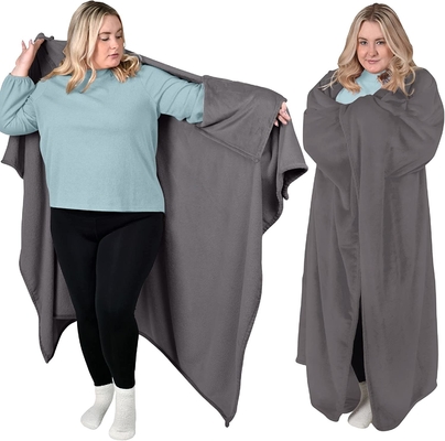 Cape Cozy Throw Plush de gran tamaño mantas con capucha manta de televisión con capucha