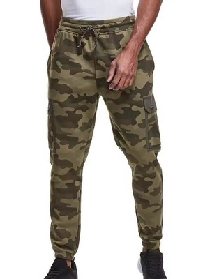Pantalones de sudor de algodón para hombres con dos bolsillos laterales