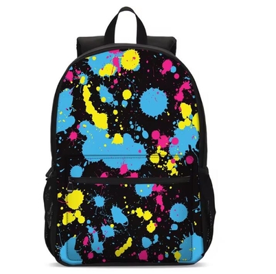 Cintas ajustables Mochilas impresas a medida Mochilas escolares de poliéster Mochilas portátiles