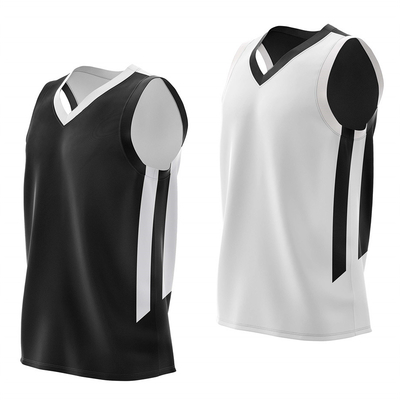 Camiseta de baloncesto masculino de malla reversible para equipo