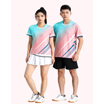Traje de bádminton de secado rápido para hombres y mujeres Traje de tenis de mesa Traje de pelota informal