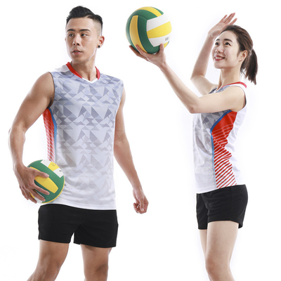 Traje para hombres y mujeres sin mangas de voleibol uniforme de sudor