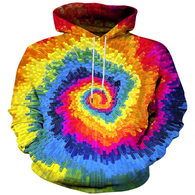 Impresión de graffiti de hip-hop con capucha, sudaderas con capucha, suéter unisex