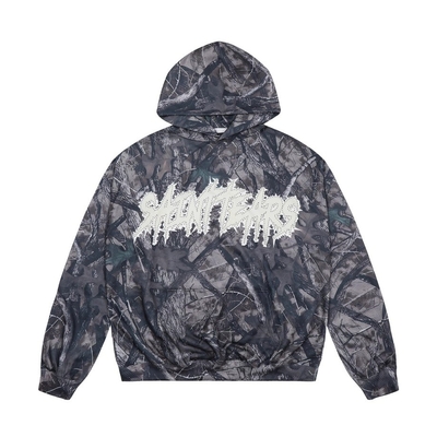 Camisetas con capucha para hombres Pullover Bloke de color de lana de manga larga Sudaderas con cordones de tira Casual Tops con bolsillo